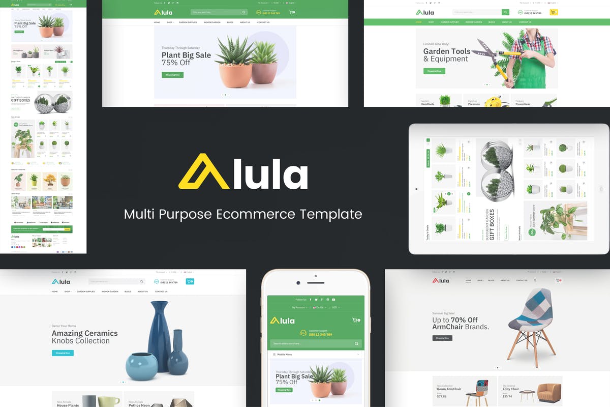 多用途外贸电商平台OpenCart电商主题模板素材库精选下载 Alula – Multipurpose OpenCart Theme插图