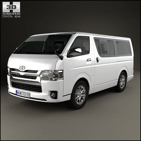 丰田海狮LWB Combi with HQ interior 2013商务车素材之家精选3D模型