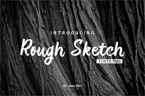 RoughDuo font素材之家精选英文字体