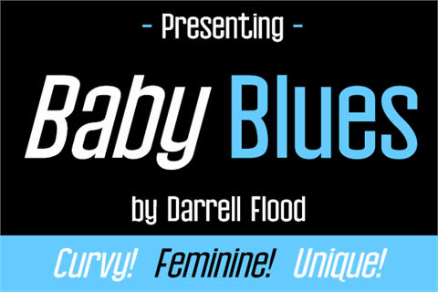 Baby Blues font素材之家精选英文字体