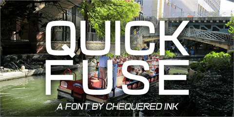 Quick Fuse font素材之家精选英文字体