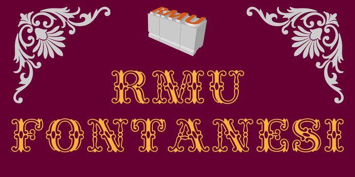 Fontanesi RMU™ Font素材之家精选英文字体