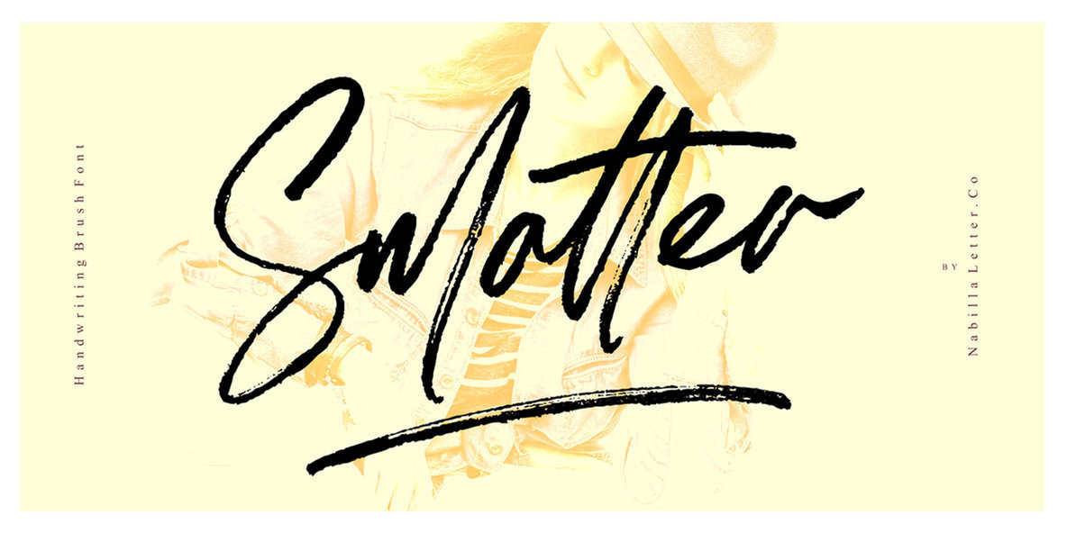 Smatter Brush Font素材之家精选英文字体