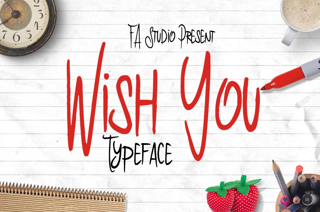 Fontbundles – Wish You Typeface素材之家精选英文字体