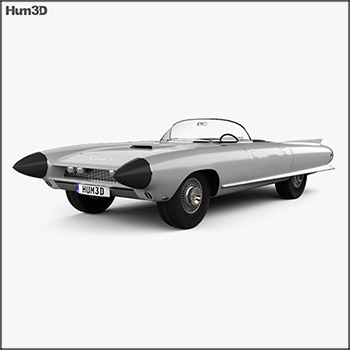 凯迪拉克Cyclone concept 1959 汽车素材之家精选3D模型