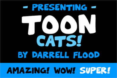 Toon Cats font素材之家精选英文字体