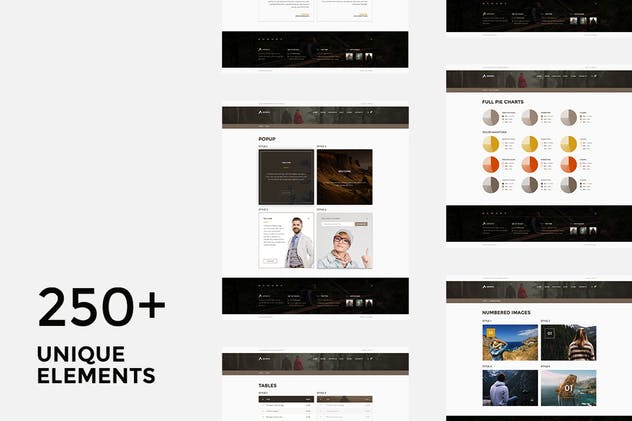 多用途创意产品展示/博客/在线商店网站模板素材库精选 Astero — Multipurpose Portfolio | Blog | Store PSD插图(11)