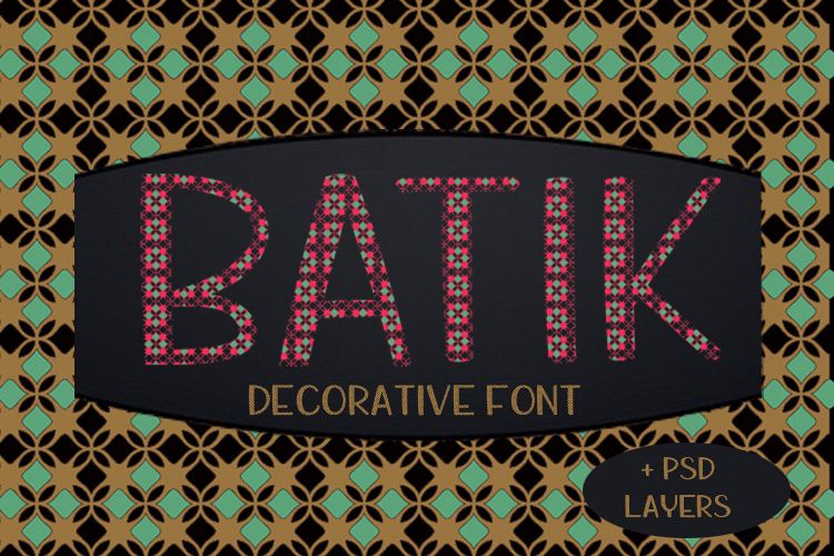 Batik Regular Font素材之家精选英文字体
