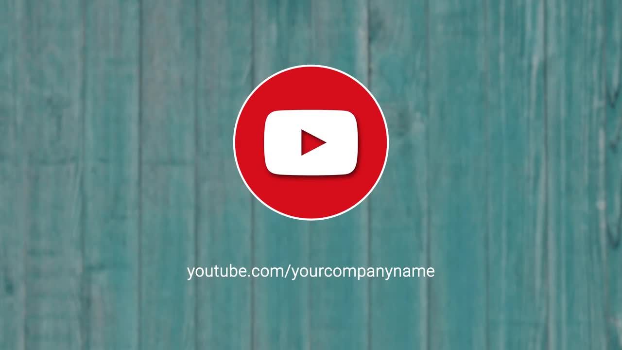 YouTube媒体链接宣传动画素材库精选AE模板