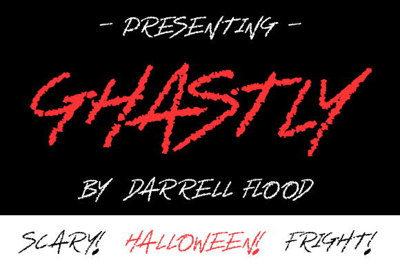 Ghastly font插图 Ghastly font插图