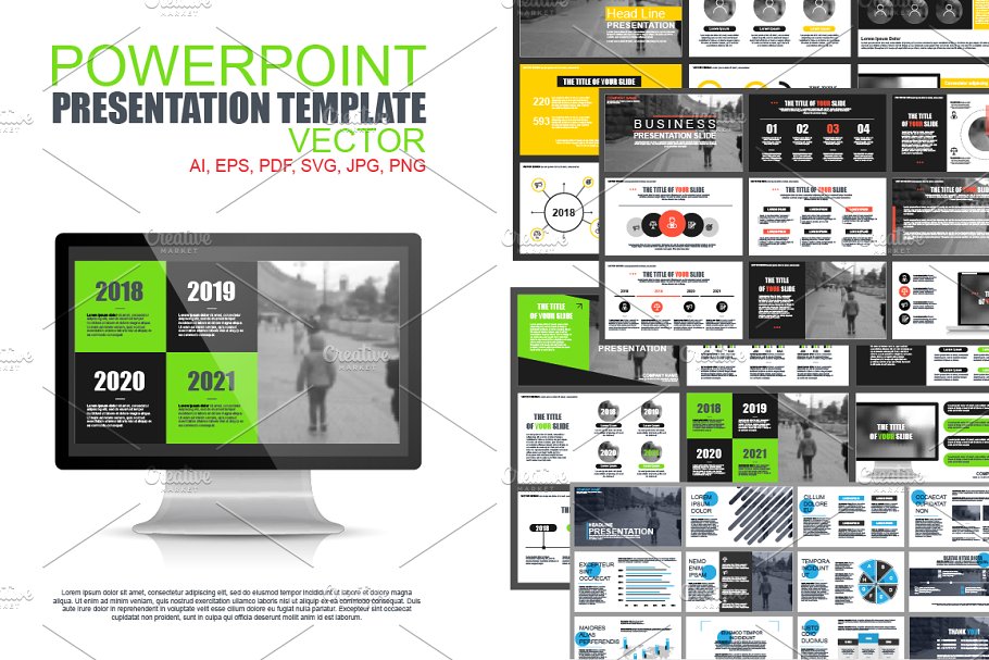 信息图表 PPT&Keynote 幻灯片模板 Powerpoint Presentation Templates插图