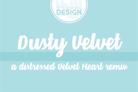 Dusty Velvet font素材之家精选英文字体