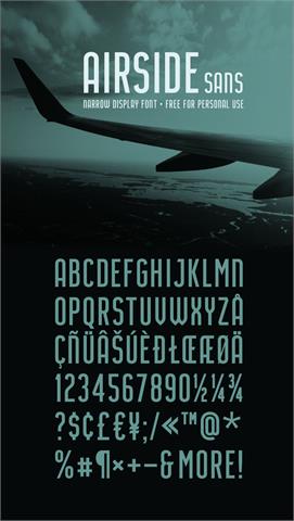 Airside Sans font素材之家精选英文字体
