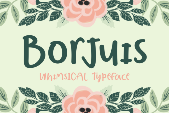 Borjuis Font素材之家精选英文字体