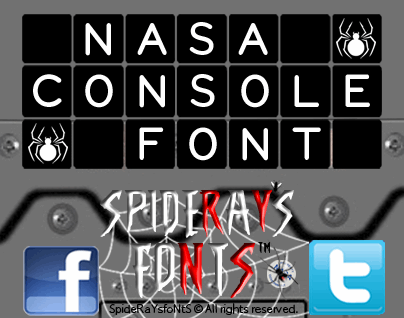 NASA CONSOLE font素材之家精选英文字体