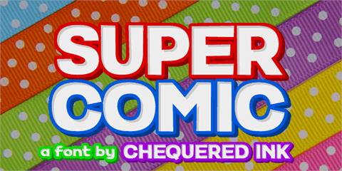 Super Comic font素材之家精选英文字体