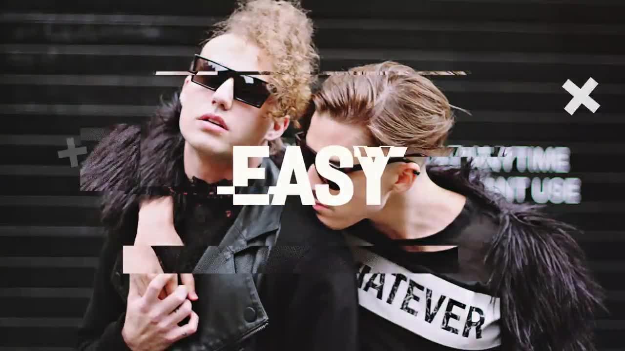 创意时尚快速宣传动画素材库精选AE模板Flash Opener