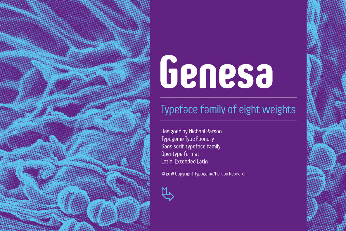 Genesa Font Family素材之家精选英文字体