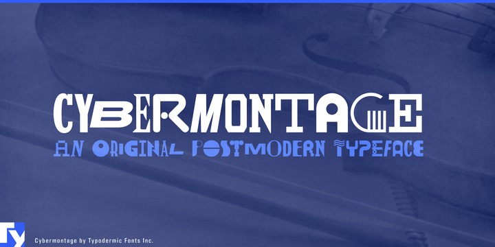 Cybermontage Font素材之家精选英文字体