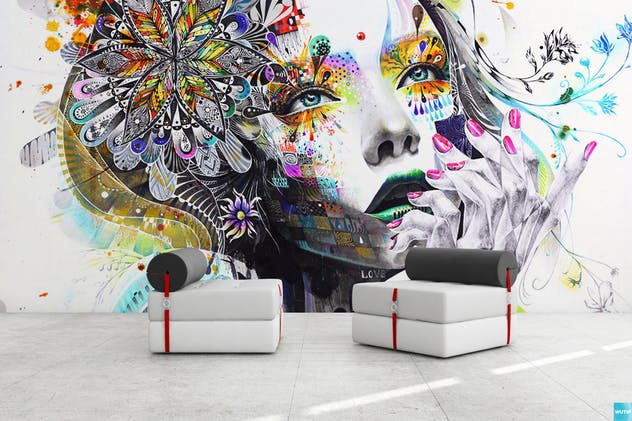 墙体艺术油画展览作品展示样机模板Vol.5 Art Wall Mockups Vol.5插图(5)