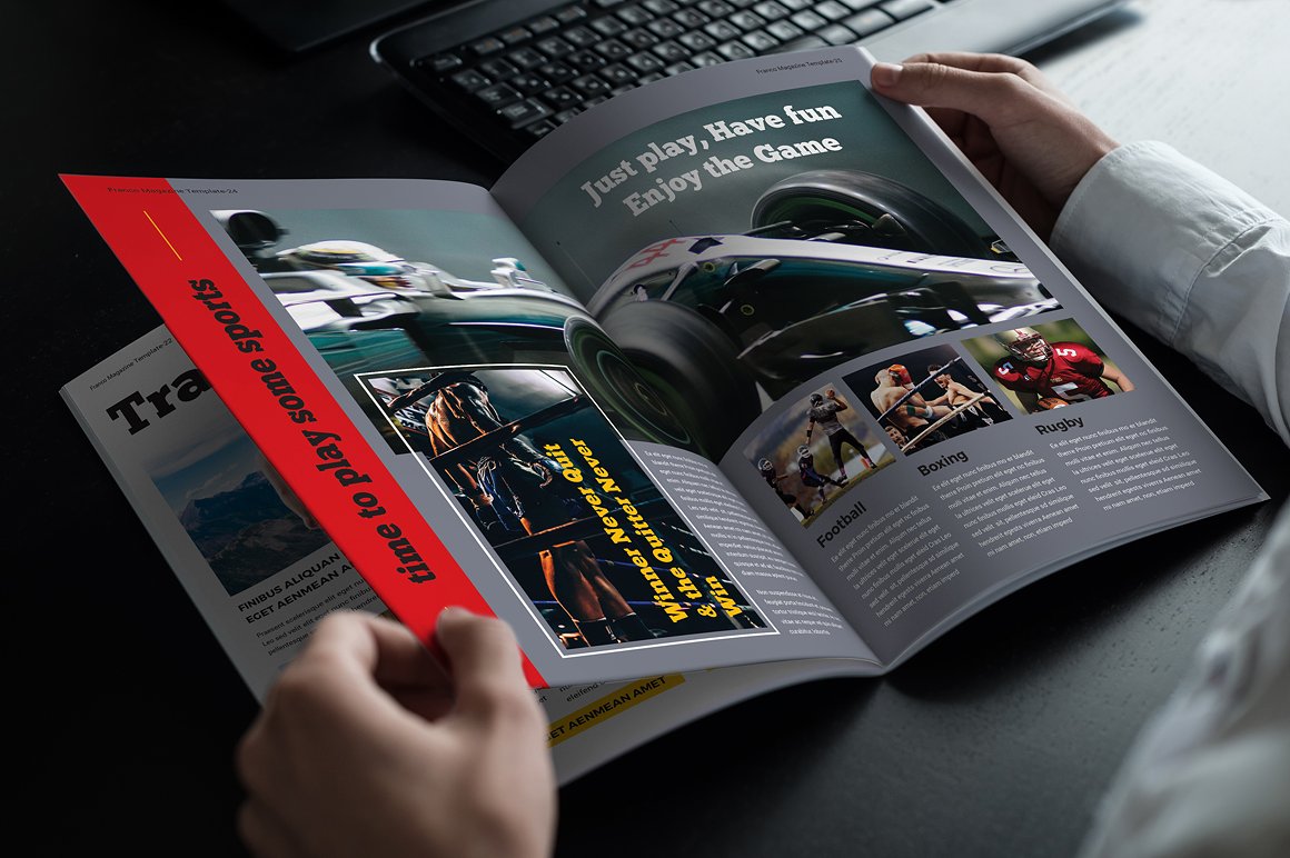 30页时尚的旅行、投资组合杂志模板下载[indd]插图(3)