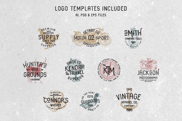 经典复古英文字体 Habanos Retro Font插图(8)