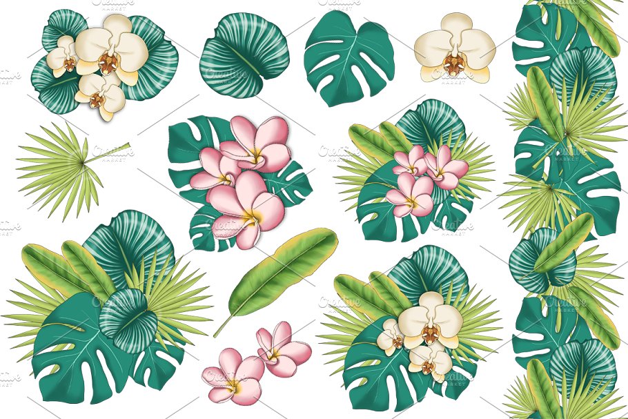 暑假快乐手绘设计素材套装 Happy Vacation Summer Design Kit插图(5)