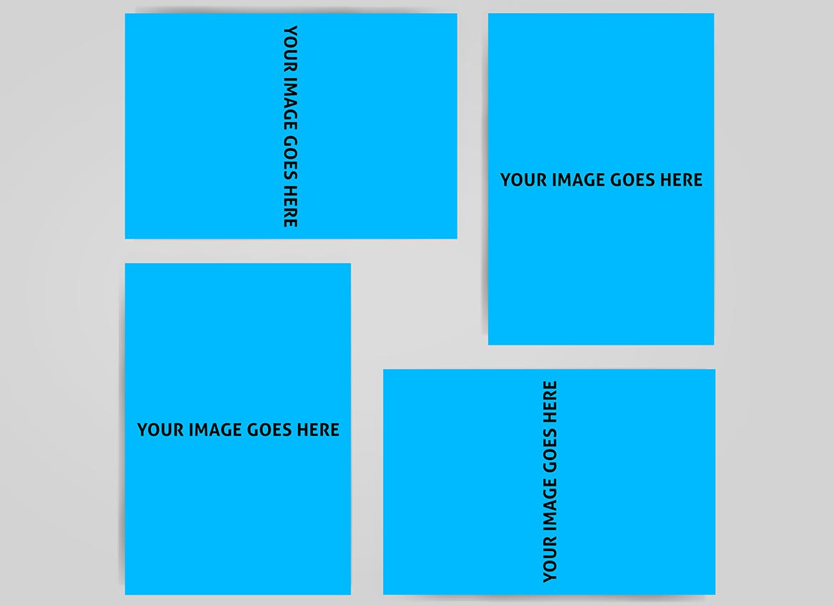 时尚简约多用途的海报宣传单DM样机VI展示模型mockups插图(4)