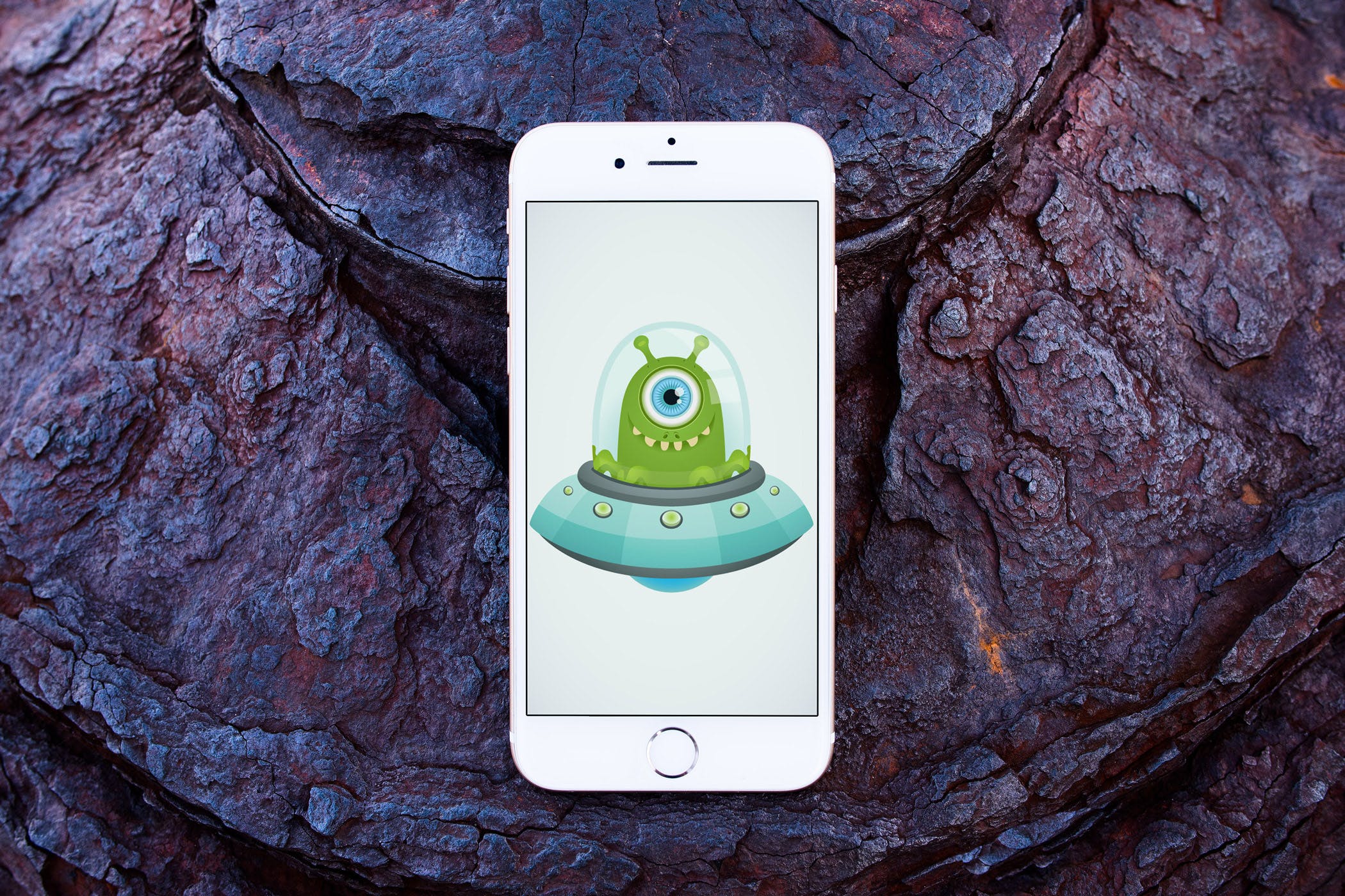 石头背景平板电脑&手机素材库精选样机模板 4 Tablet & Phone Mockup on Stone Background插图(1)