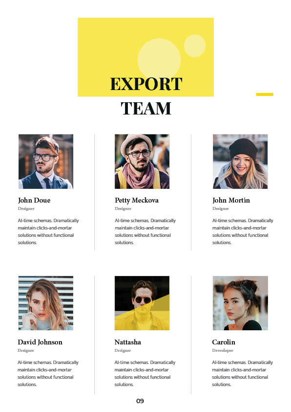 时尚简约多用途的公司业务手册画册楼书杂志设计模板（indd）插图(11)