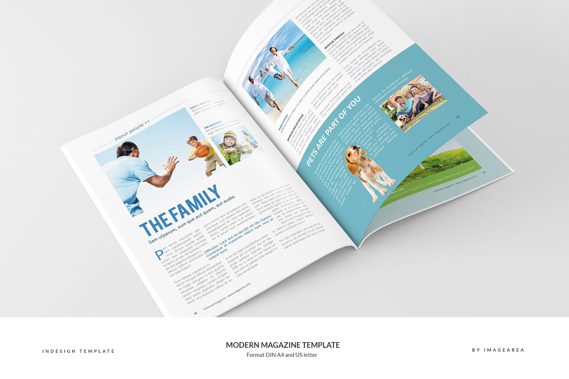 现代摩登城市宣传杂志画册模板 Modern Magazine Template插图(10)