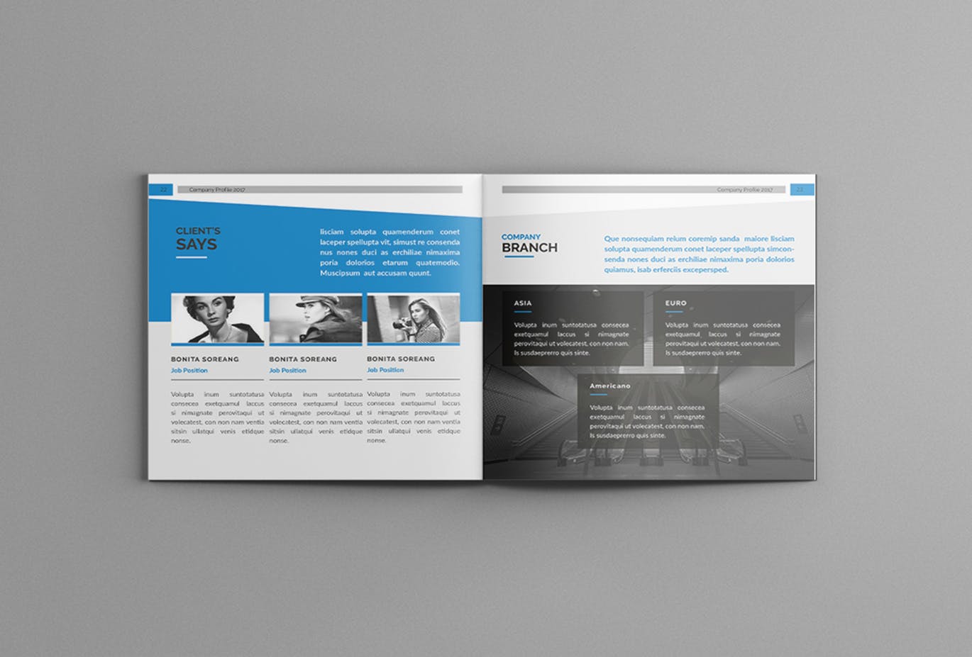 时尚简约好用的品牌手册房地产楼书杂志画册设计模板插图(2)