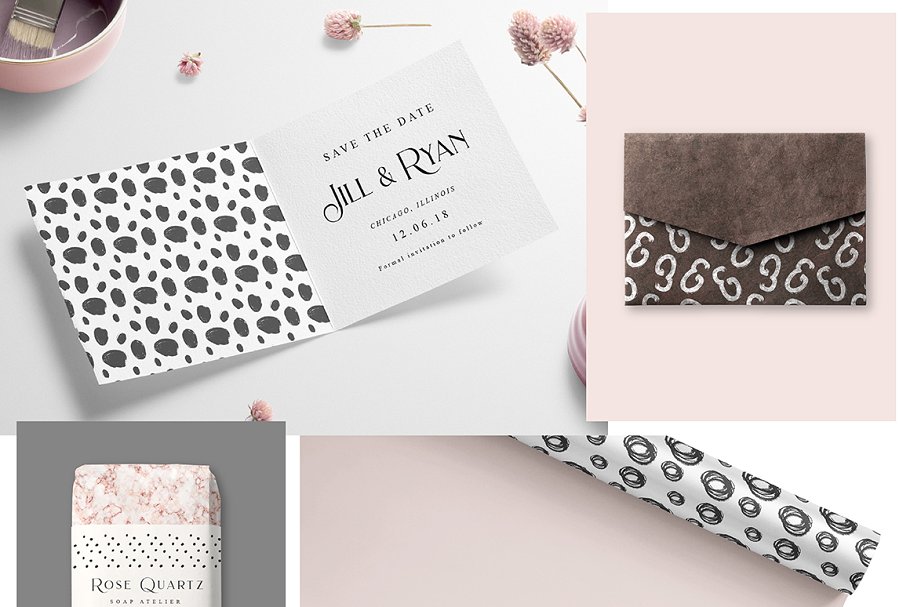 纯手绘腮红笔刷纹理 Brush Blush Patterns Pro插图(3)