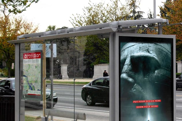 户外巨型海报广告牌样机套装 Billboard Mockup Set插图(9)