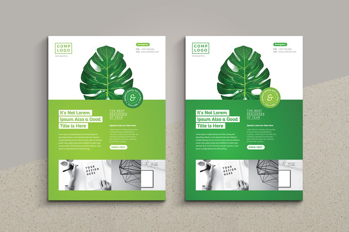 10款年度最佳设计的海报模板下载 Best 10 Flyer Poster Bundle [eps]插图(8)