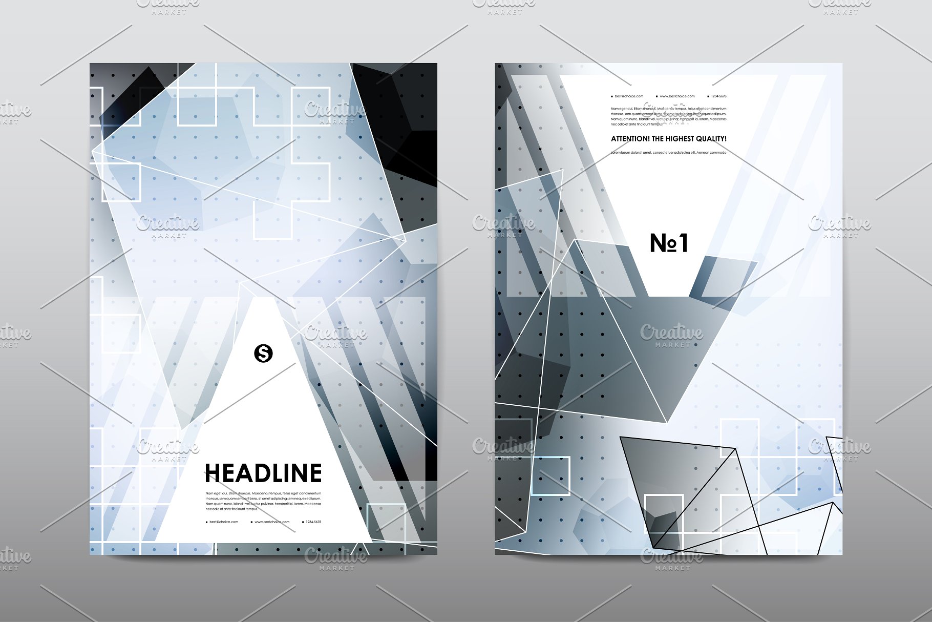 极力推荐：50+企业商业介绍宣传小册子模板 50+ Business Brochures Bundle插图(52)