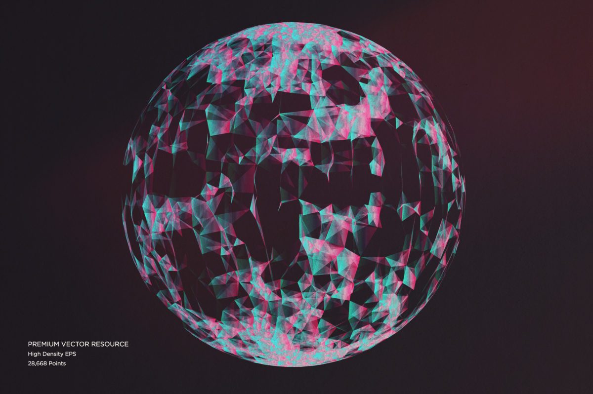 创意抽象纹理系列：20个超高分辨率抽象矢量纹理合集 Network EPS Vectors插图(3)