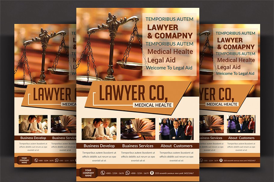 商业企业宣传传单模板 Corporate 8 Flyer Bundle Template插图(4)