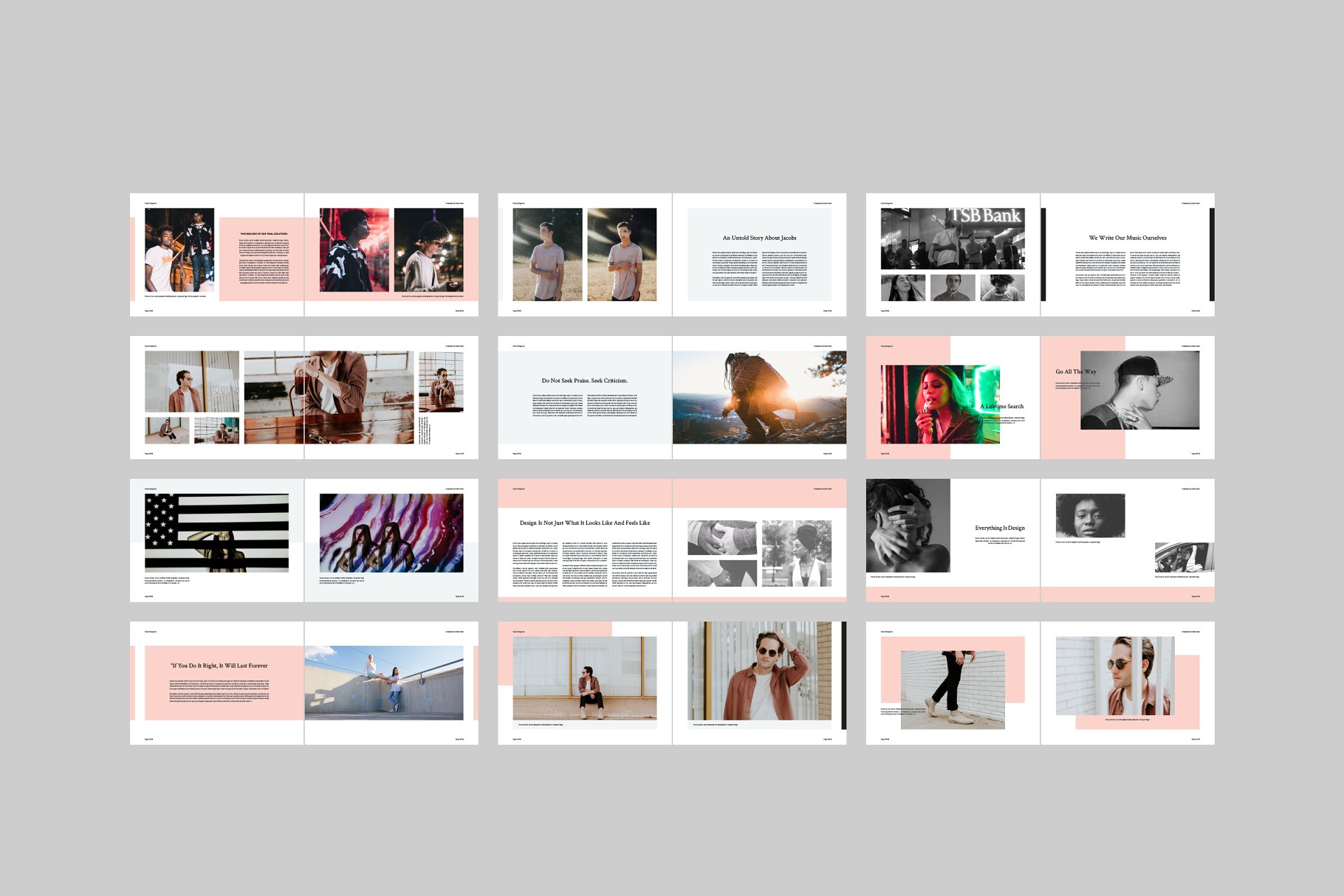 现代摄影艺术杂志模板 Vaduz Magazine Template插图(8)