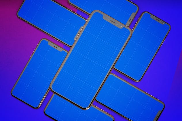 iPhone Xs手机应用UI设计展示样机模板 iPhone XS V.1插图(12)