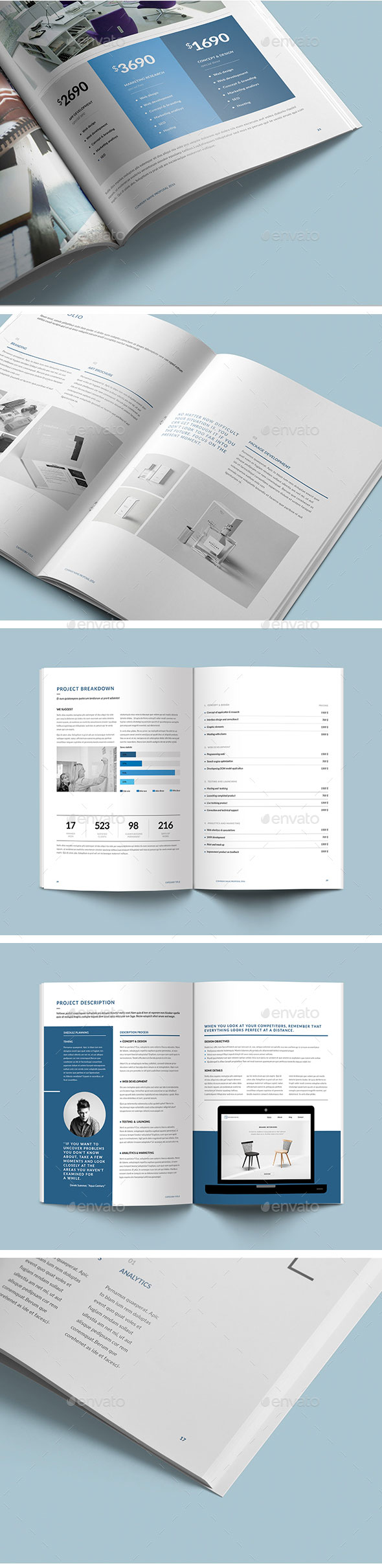 现代、专业、极简的杂志模板合辑下载 Proposal Bundle [indd]插图(7)