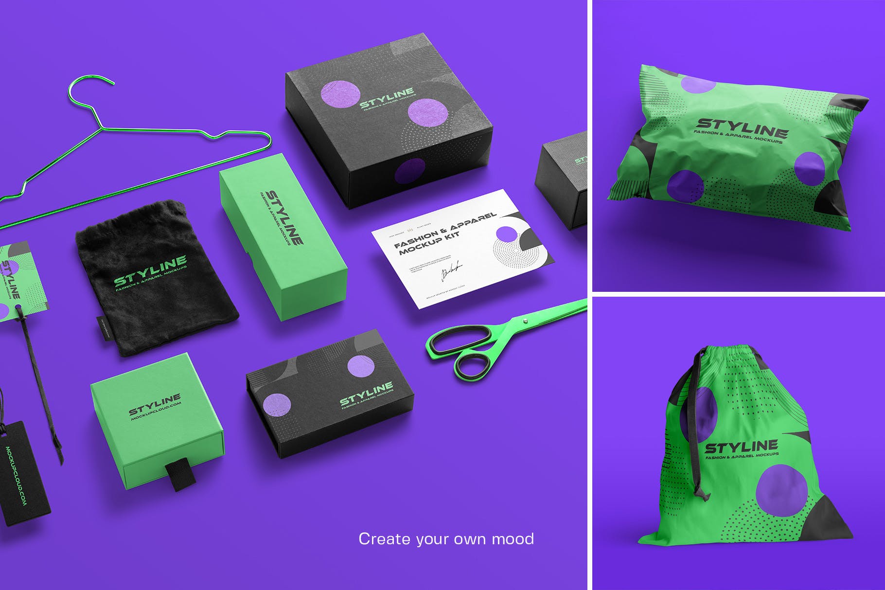 Styline系列时尚服饰品牌VI设计素材库精选套装v1 Styline – Fashion and Apparel Mockups vol 1插图(6)