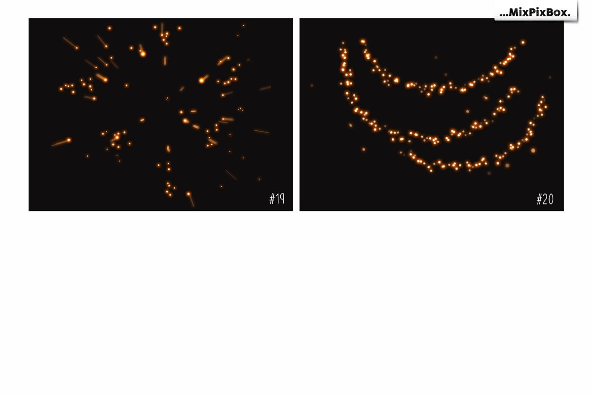浪漫黑夜金萤火虫照片叠层插图(6)