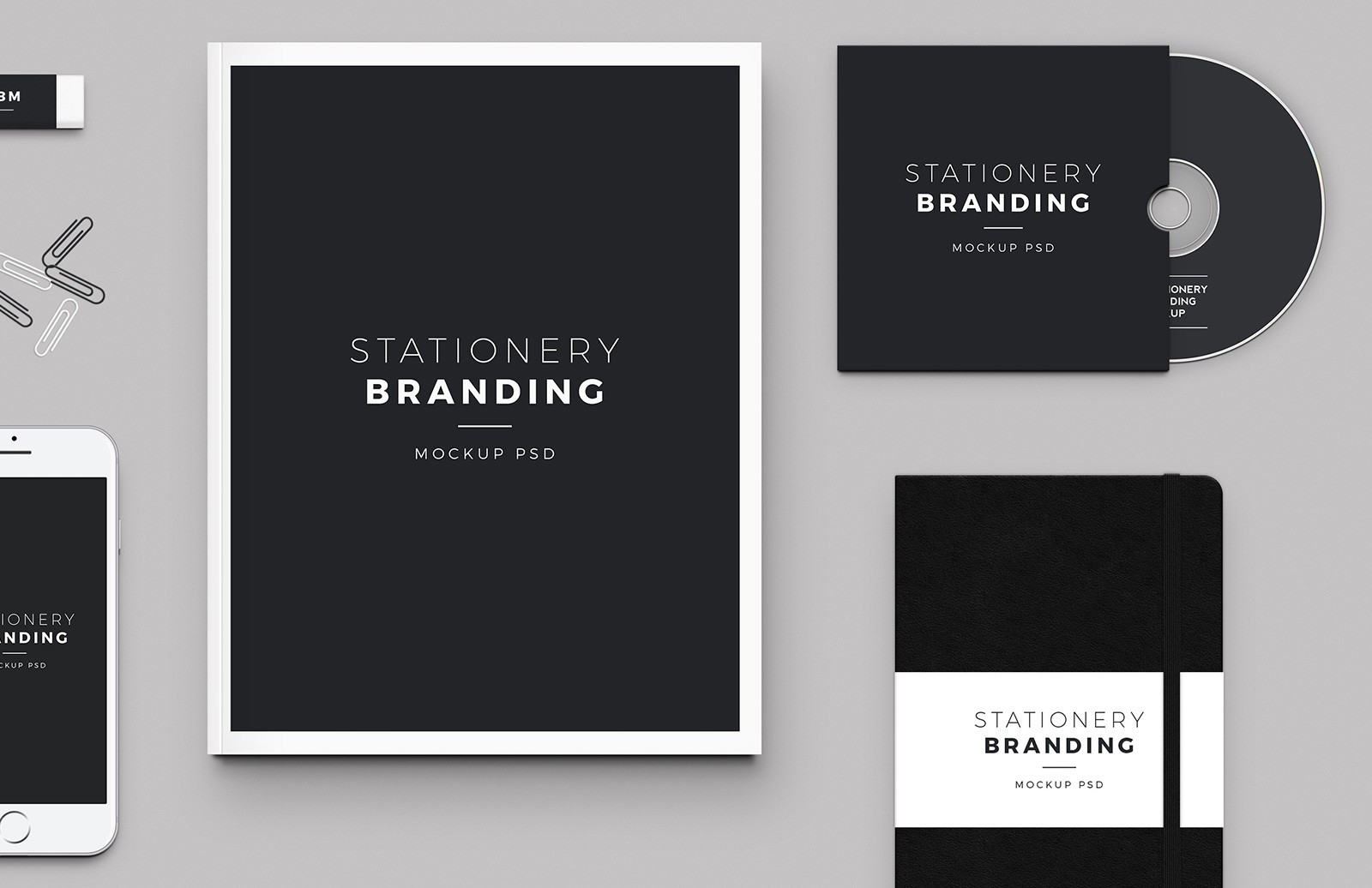 免费文具品牌样机 Free Stationery Branding Mockup Pack插图(2)