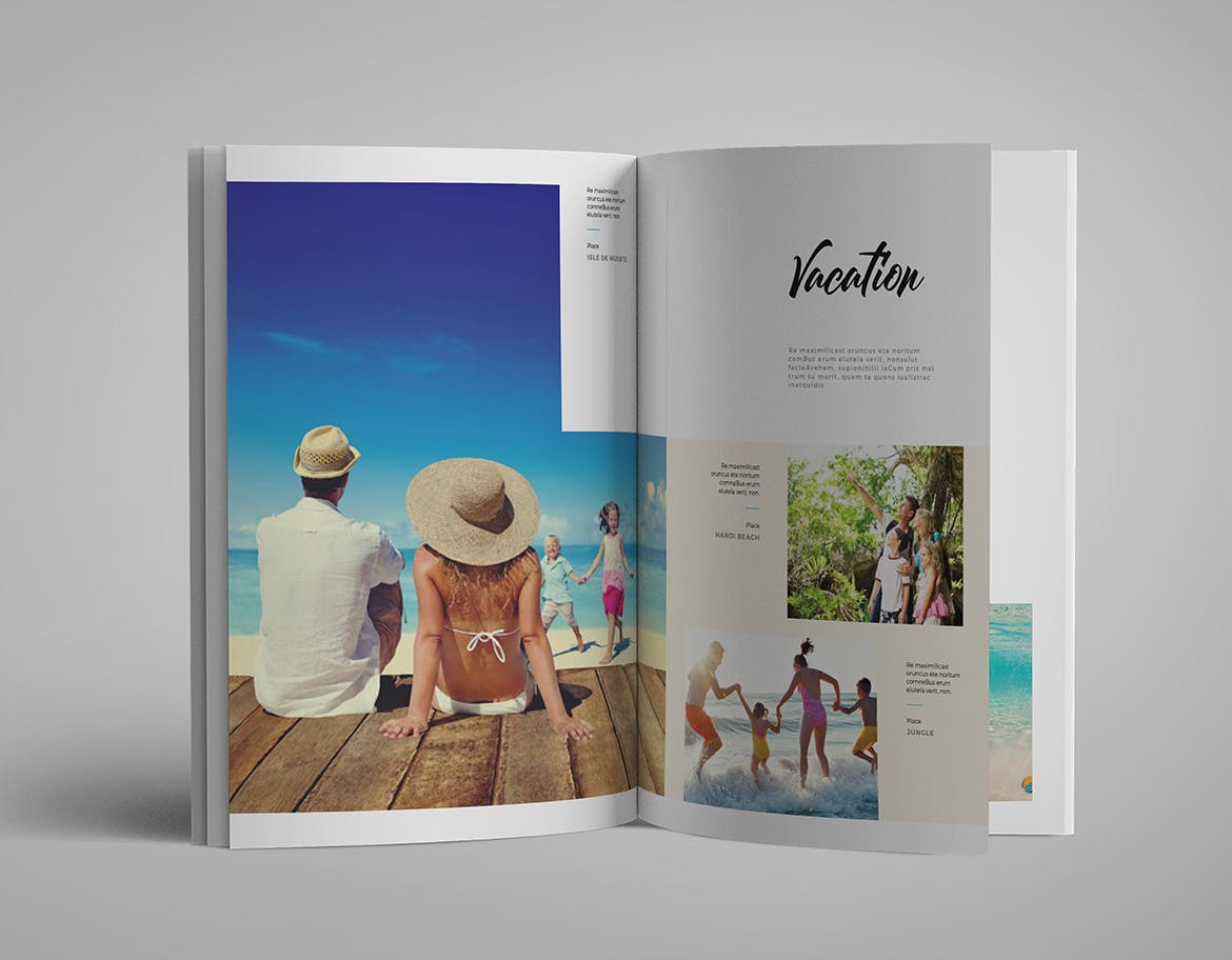 家庭相册相片集设计模板 Family Album Template插图(4)