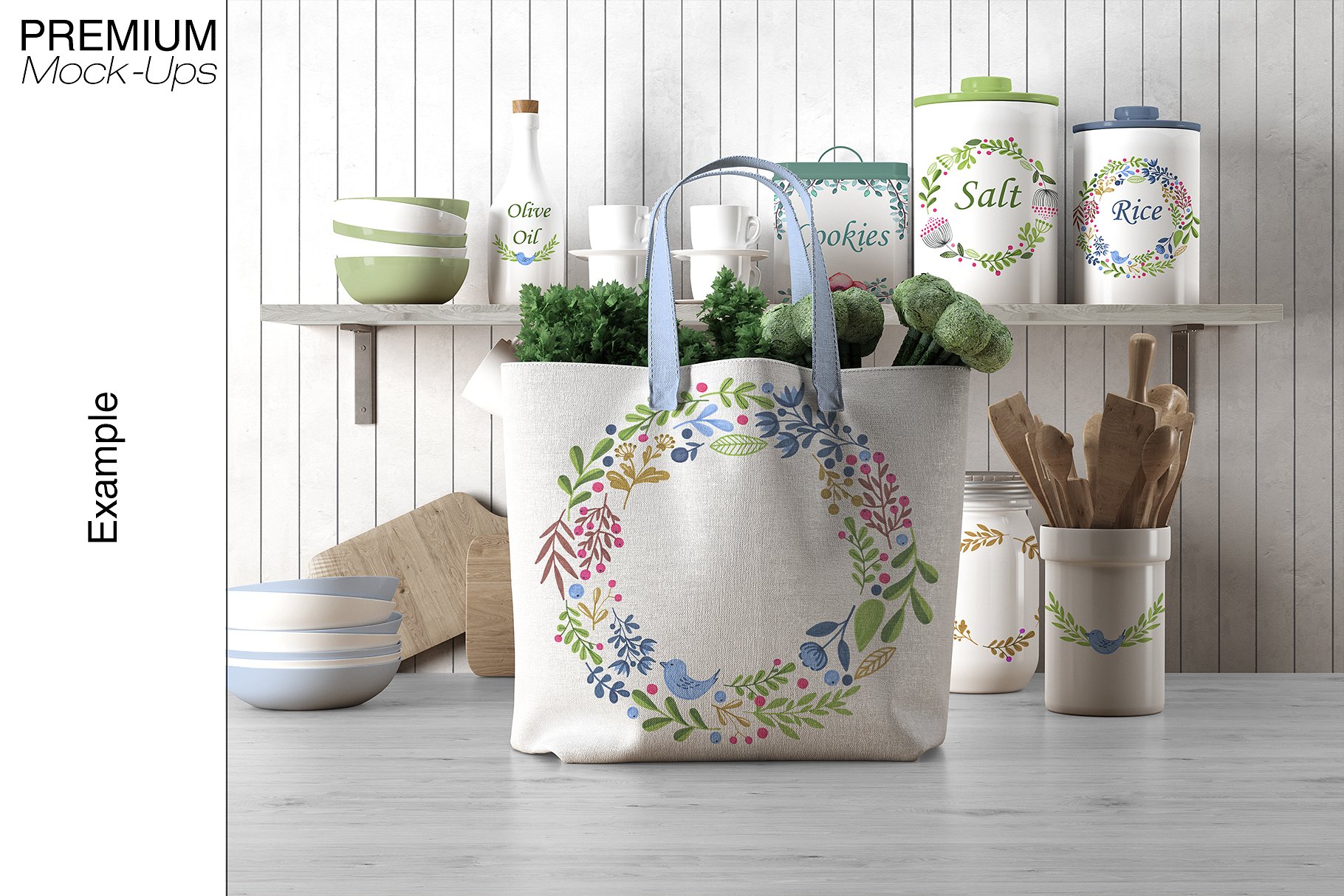 手提帆布环保袋展示样机下载 Tote Canvas Bag Mockups [psd]插图(17)