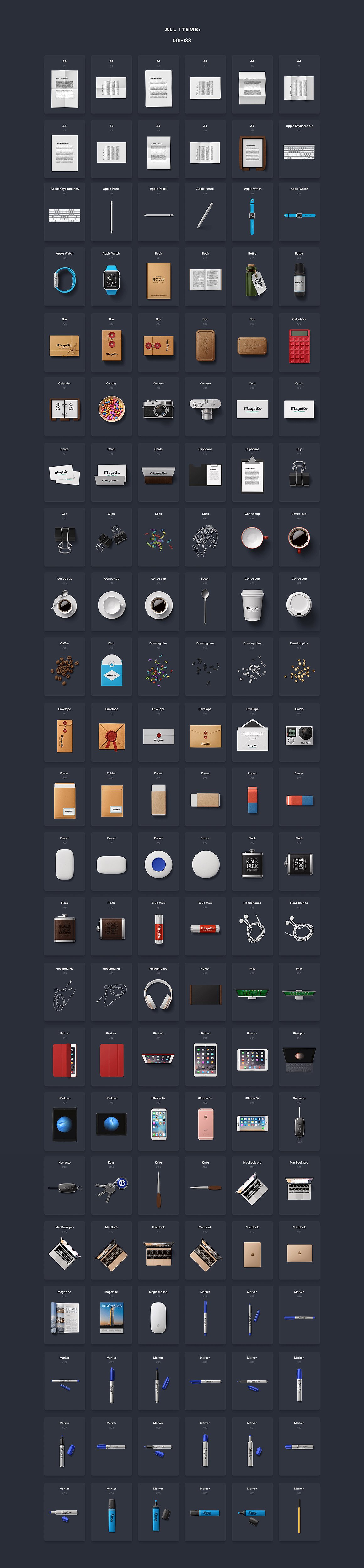 超级场景样机素材包 Scene Generator Mayolla插图(2)