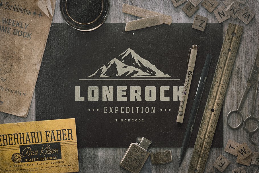 50款户外品牌Logo徽标设计模板 50 Outdoor logos and badges插图(13)