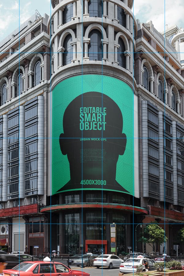 城市海报广告牌设计效果图预览样机素材库精选模板#3 Urban Poster / Billboard Mock-up – Huge Edition #3插图(1)