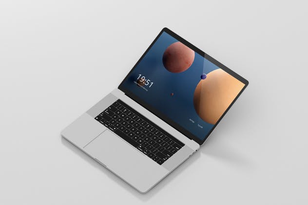 高分辨率笔记本电脑样机 Laptop Screen Mockup插图(8)